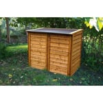 CHALET & JARDIN Coffre de rangement 1350L - 150x98x130cm - Marron