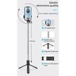 Selfie Stick-Degree Photo Holder Allongé TréPied Live Broadcast Pliable Mini Monopode Extensible,H