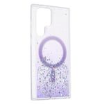 Suojakuori Samsung Galaxy S22 Ultra 5G Case -yhteensopivalle Glitter Epoksi TPU + akryylipuhelinkotelolle