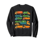 MALLARE HONFE Garbage Trucks Sweatshirt