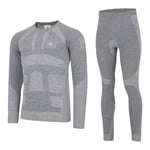 Dare 2B Mens In The Zone III Base Layer Set (Charcoal Grey Marl) material_Synthetic - Size Large