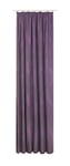 Wirth Rideau avec Galon fronceur, Polyester, Violet, 180 x 132 cm