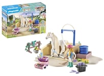 Playmobil 71354 Horses of Waterfall Washing Station with Isabella an (US IMPORT)