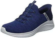 Skechers Homme Ultra Flex 3.0 Right Away Basket, Navy Mesh/Trim, 45.5 EU