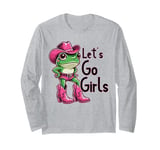 Let's Go Girls Western Cowgirl Tees, Cool Bachelorette Party Long Sleeve T-Shirt