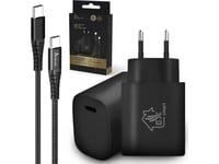 Ładowarka Extralink Extralink Smart Life Set02 Cable + Charger: 60W 20V 3A, Usb-C-Usb-C, 200Cm / 18W Pd3.0 5V/3A 9V/2A (Black)