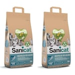 Sanicat Litière Naturelle Sanicat Cellulose 100% Recyclée 10L (Lot de 2)