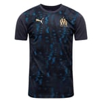 Maillot De Football Puma Om Prematch Ss Jersey Noir