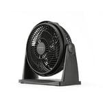 Ventilateur de table taurus Alpatec ice brise mini 23W 2 vitesses D25cm Noir