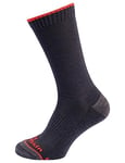 Jack Wolfskin HIKE MERINO SOCK CL C, Unisex adults Hiking Socks, dark grey, 35-37 -