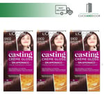 3 X  L'Oreal Paris Casting Creme Gloss Hair Color COOL MOCHA 5102