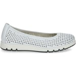 Ballerines Caprice  white softnap casual closed ballerinas