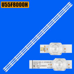 3 PCS For 1 TV bande de rétroéclairage LED pour U55F8000H 55A7300F 55DS500 55FR55 55D2P 55R6090G HD550X1U84-T0L1 + 2019122001 APT-HXLB19088 ""Nipseyteko®