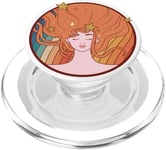 Costume de fête arc-en-ciel Flower Power années 60, 70, 80 PopSockets PopGrip pour MagSafe