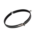 Ø 250mm / 10 inch Metal Lined Hose Clip - Anti Vibration Suspension Ring - Duct Holder with Rubber - Pipe Clamp Bracket