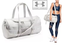 Under Armour Project Rock Training Sports Duffel Bag Holdall Grey *NEW