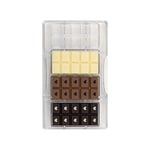 Decora 0050146 Moule À Chocolat Tablette avec Coeur 25 G 4 CAV 85 X 42 X 7 H MM