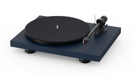 Pro-Ject Debut Carbon Evo Turntable with Ortofon 2M Red Cartridge - Satin Steel Blue