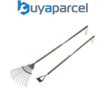 Draper 20689 Childrens Young Gardener Dutch Hoe 20688 Lawn Rake Carbon Steel