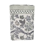 Bordsduk Linne Floral Sea Blue 150x350 cm