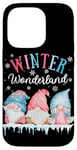 iPhone 14 Pro Walking In A Winter Wonderland Christmas Cute Gnome Matching Case