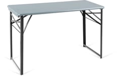 Table de Jardin Terasse Pliable Bois Extérieure Meuble Camping Balcon Fête Gris