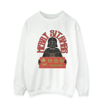 Star Wars Mens Episode IV: A New Hope Merry Sithmas Sweatshirt White L