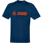 Jako Promo T-Shirt, Enfant, T-Shirt Promo, Nightblue/Flame