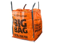 Säck Big Bag Medium Orange 90x90x100cm