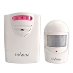 4vwin Home Security Wireless Driveway Alarm 1 Receiver And 1 Pir Motion Sensor