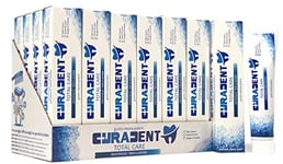 Curadent Total Care Dentifrice Triple Action halite fraîche dents plus saines gencives protégées - Original Soin (12 pièces)