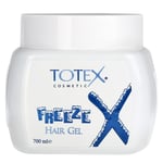 TOTEX Hair Styling Freeze Gummy Gel Barbers & Hairstylist Strong Hold 700 ml