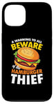 iPhone 13 Beware of the Hamburger Thief for a Burger Eater Case