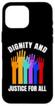 iPhone 16 Pro Max Dignity And Justice For All Human Rights Raised Hands Case