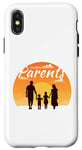 Coque pour iPhone X/XS Journée mondiale des parents, journée des grands-parents, papa maman, 1er juin