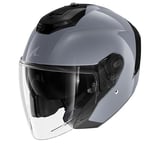 SHARK, Casque Moto Jet RS Jet Blank Gun Silver S05, S