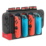 FYOUNG Switch Controller Charger and Game Card Holder Compatible with Nintendo Switch/Switch OLED Model, Charging Dock for Joycon and Game Storage Accessories for Nintendo Switch