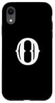 iPhone XR Letter O in white large bold American west style font Case