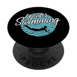 Style circulaire de natation d'hiver PopSockets PopGrip Adhésif