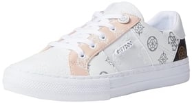 GUESS Femme Loven Basket, Blanc Rose 680, 40 EU