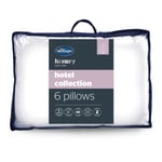 Silentnight Hotel Collection Pillows 6 Pack Luxury Hotel Quality Soft Back Side