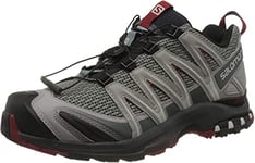 Salomon XA Pro 3D Men's Trail Running and Hiking Shoes, Stability, Grip, and Long-lasting Protection, Monument, 11