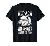 Alpaca Alpaka Llama - Farmer Animal Chief Of The Farm T-Shirt