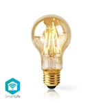 SmartLife LED vintage lampa | Wi-Fi | E27 | 500 lm | 5 W | Varm Vit | 2200 K | Glas | Android / IOS | A60 | 1 st.