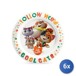 6X Assiette Plate 44 Chats Lulabi