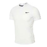 Nike M NKCT Dry Polo Blade Chemise Homme, White/(Black), FR : S (Taille Fabricant : S)