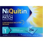 NiQuitin CQ Clear Patches (Step 1) 21mg x 7