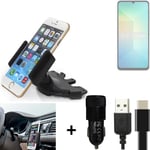 For Samsung Galaxy A06 + CHARGER Mount holder for Car radio cd bracket