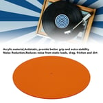 Acrylic Turntable Mat Better Grip 3mm Thickness Record Player Mat For Records