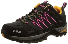 CMP Rigel Low WMN Trekking Shoes WP Femme Chaussures de randonnée, Gris Rose Bouganville Goji, 41 EU